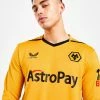 Castore Wolverhampton Wanderers 2022/23 LS Home Shirt Gul -Herretoj Salg jd 576409 a