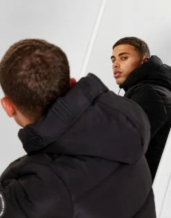 Supply & Demand Craft Puffer Jacket Sort -Herretoj Salg jd 576415 e