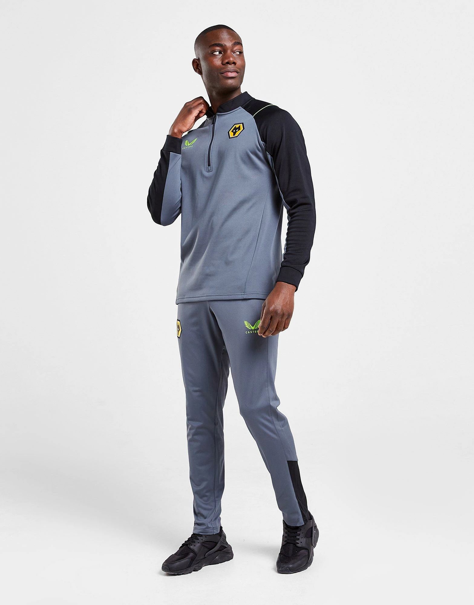 Castore Wolverhampton Wanderers FC Training Top Grå 6 Castore Wolverhampton Wanderers FC Training Top Grå - Billede 4