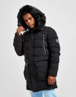 Supply & Demand Arctic Parka Jacket Sort -Herretoj Salg jd 576443 d