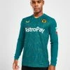 Castore Wolverhampton Wanderers 2022/23 Langærmet Udebanetrøje Herre Blå -Herretoj Salg jd 576540 a