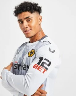 Castore Wolverhampton Wanderers FC 22/23 LS Third Shirt Blå -Herretoj Salg jd 576553 e