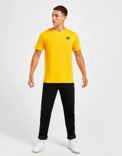 Official Team Wolverhampton Wanderers FC Essential T-Shirt Gul -Herretoj Salg jd 576570 d