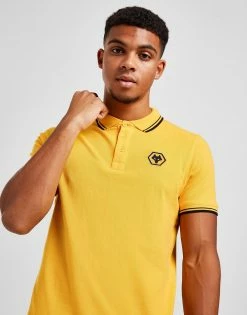 Official Team Wolverhampton Wanderers FC Tip Polo Shirt Gul -Herretoj Salg jd 576571 d