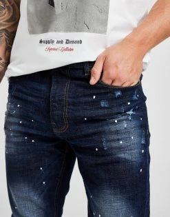 Supply & Demand District Jeans Blå -Herretoj Salg jd 576596 d