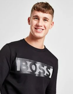 BOSS Batch Salbo Tracksuit Sort -Herretoj Salg jd 578122 e