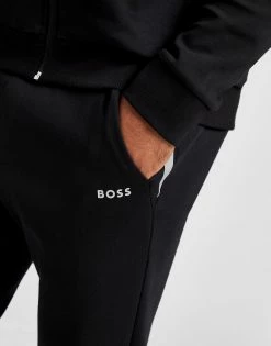 BOSS Pixel Full Zip Tracksuit Sort -Herretoj Salg jd 578128 e