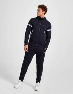 BOSS Pixel Full Zip Tracksuit Blå