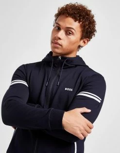 BOSS Pixel Full Zip Tracksuit Blå -Herretoj Salg jd 578129 d