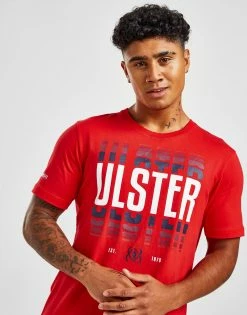 Kukri Ulster Rugby Graphic T-Shirt Rød