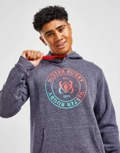 Kukri Ulster Rugby Graphic Hoodie Grå