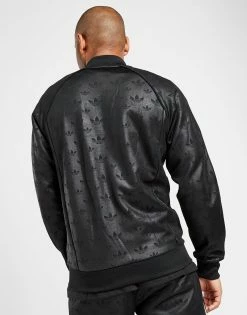 Adidas Originals Embossed SST Track Top PRE ORDER Sort -Herretoj Salg jd 579061 d