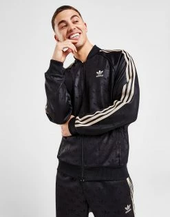 Adidas Originals Embossed SST Track Top PRE ORDER Sort -Herretoj Salg jd 579061 e