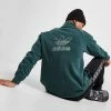 Adidas Originals Teddy Fleece Half Zip Sweatshirt Grøn -Herretoj Salg jd 579097 a