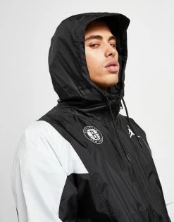 Jordan NBA Brooklyn Nets Courtside Statement Jacket Sort -Herretoj Salg jd 592342 d