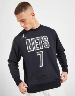Nike NBA Brooklyn Nets Crew Sweatshirt Sort -Herretoj Salg jd 592353 c