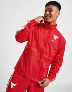 Nike NBA Chicago Bulls Courtside Tracksuit Rød -Herretoj Salg jd 592384 b