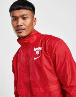 Nike NBA Chicago Bulls Courtside Tracksuit Rød -Herretoj Salg jd 592384 f