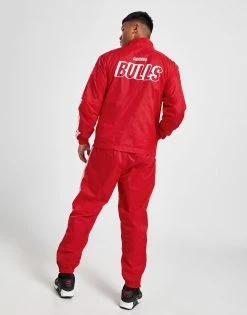 Nike NBA Chicago Bulls Courtside Tracksuit Rød -Herretoj Salg jd 592384 g