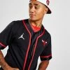 Nike NBA Chicago Bulls Short Sleeve Top Sort -Herretoj Salg jd 592420 a