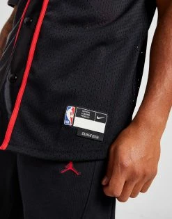 Nike NBA Chicago Bulls Short Sleeve Top Sort -Herretoj Salg jd 592420 d