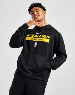 Nike NBA Los Angeles Lakers Spotlight Hoodie Sort -Herretoj Salg jd 592463 c
