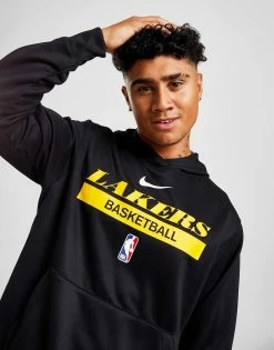 Nike NBA Los Angeles Lakers Spotlight Hoodie Sort -Herretoj Salg jd 592463 d