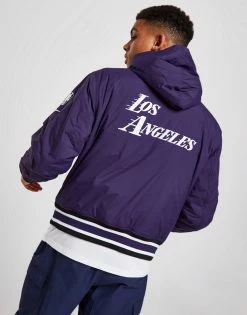 Nike NBA LA Lakers City Edition Jacket Lilla -Herretoj Salg jd 592475 c