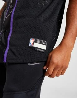 Nike NBA Los Angeles Lakers Short Sleeve Top Sort -Herretoj Salg jd 592481 d