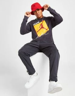 Jordan NBA Miami Heat Max90 Long Sleeve T-Shirt Sort -Herretoj Salg jd 592533 e