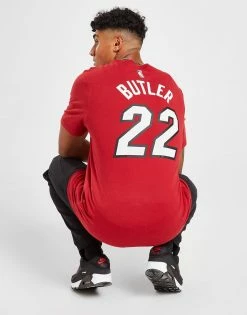 Jordan NBA Miami Heat Butler #22 T-Shirt Rød -Herretoj Salg jd 592535 d