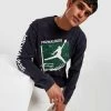 Jordan NBA Milwaukee Bucks Max90 Long Sleeve T-Shirt Sort -Herretoj Salg jd 592543 a