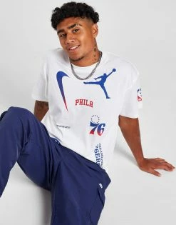 Jordan NBA Philadelphia 76ers Max90 T-Shirt Hvid