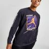Jordan NBA Phoenix Suns Max 90 Long Sleeve T-Shirt Sort -Herretoj Salg jd 592642 a