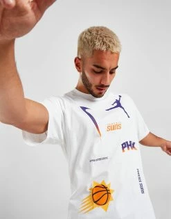 Jordan NBA Phoenix Suns Max90 T-Shirt Hvid