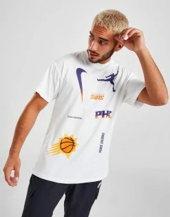 Jordan NBA Phoenix Suns Max90 T-Shirt Hvid -Herretoj Salg jd 592643 c