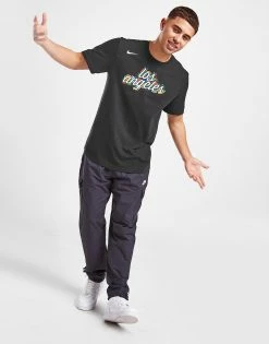 Nike NBA LA Clippers City Edition T-Shirt Sort -Herretoj Salg jd 592767 f