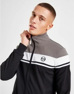Sergio Tacchini Damarindo Track Top Sort -Herretoj Salg jd 593288 d