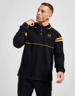 Sergio Tacchini Cambio Polo Shirt Sort -Herretoj Salg jd 593290 c