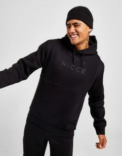Nicce Capul Tape Hoodie Sort -Herretoj Salg jd 593482 c