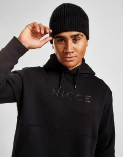 Nicce Capul Tape Hoodie Sort -Herretoj Salg jd 593482 d