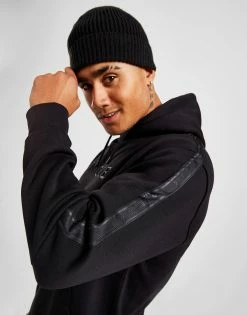 Nicce Capul Tape Hoodie Sort -Herretoj Salg jd 593482 e