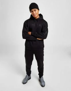 Nicce Capul Tape Hoodie Sort -Herretoj Salg jd 593482 f