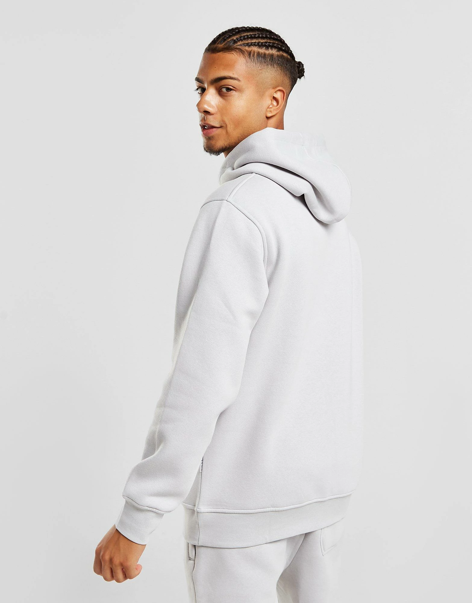 Nicce Peak Overhead Hoodie Grå 5 Nicce Peak Overhead Hoodie Grå - Billede 3