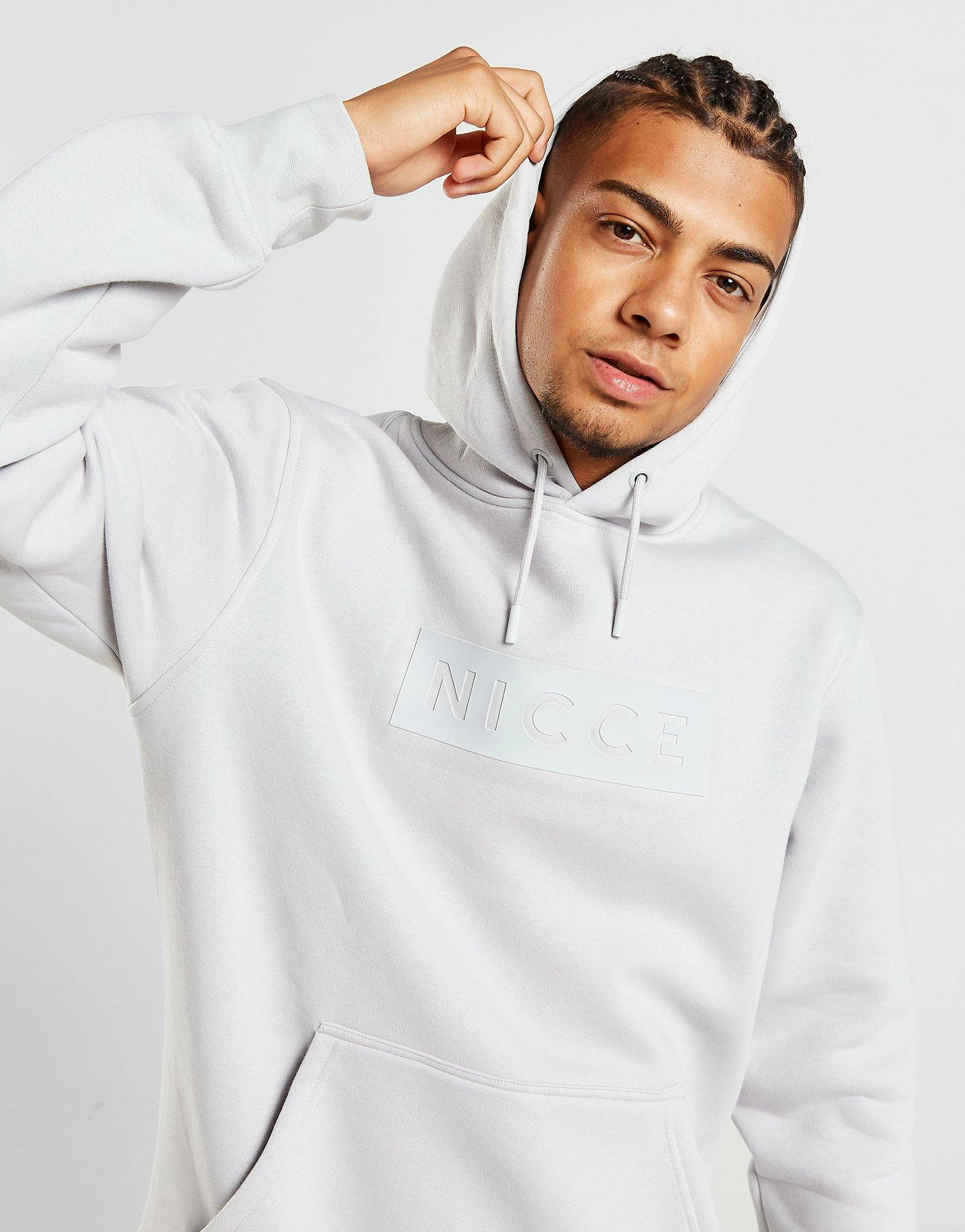 Nicce Peak Overhead Hoodie Grå 7 Nicce Peak Overhead Hoodie Grå - Billede 5