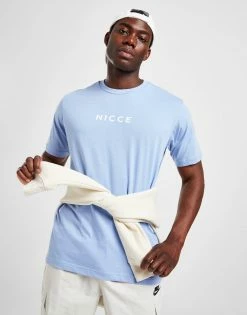 Nicce Centre Logo T-Shirt Herre Blå