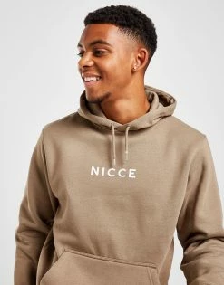 Nicce Logo Hættetrøje Herre Brun