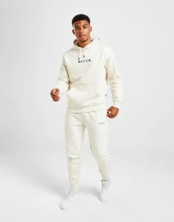 Nicce Logo Hættetrøje Herre Hvid -Herretoj Salg jd 593491 e