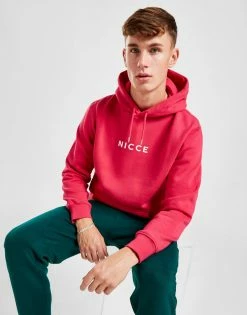 Nicce Logo Hættetrøje Herre Pink