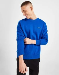 Nicce Chest Logo Sweatshirt Herre Blå